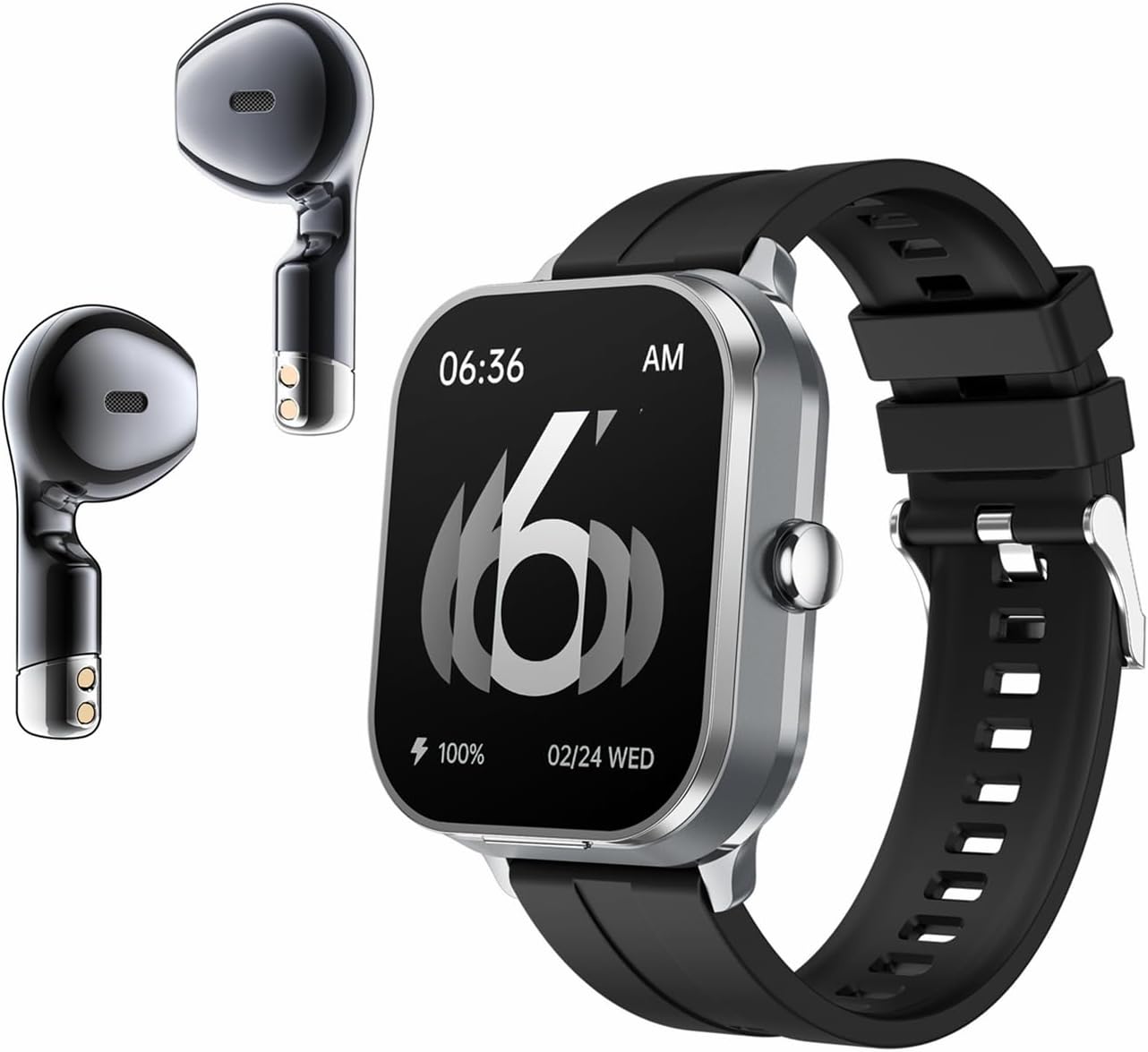 Montre Connectée D8pro 2-en-1 avec Écouteurs Bluetooth Intégrés – Élégance & Innovation