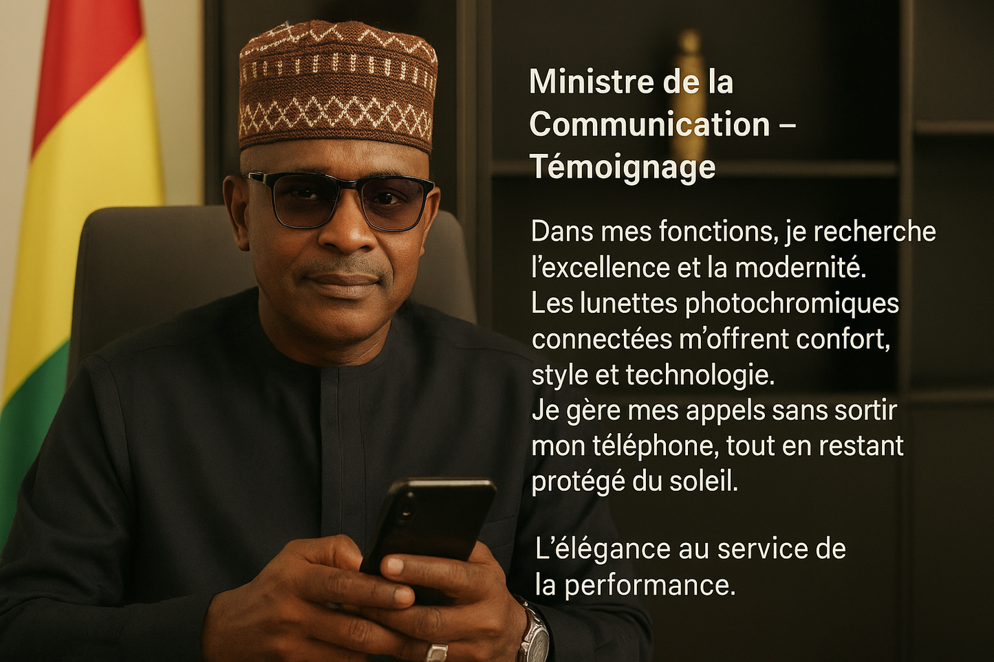 Lunettes Photochromiques Connectées – Élégance et Technologie au Quotidien